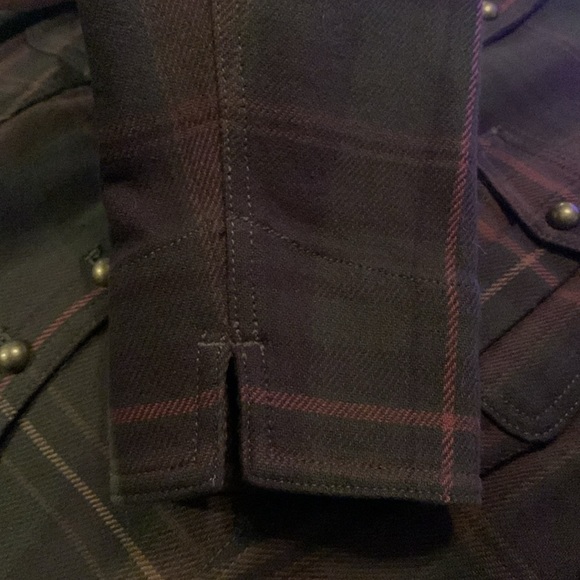 Ralph Lauren Plaid Military Style Jacket with Gold Buttons - Picture 5 of 5